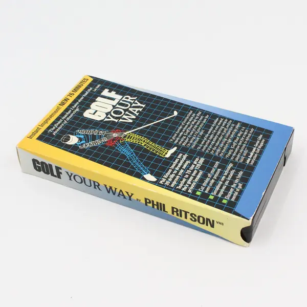 1988 Golf Your Way VHS Tape Phil Ritson Golf Instruction 76 Minutes
