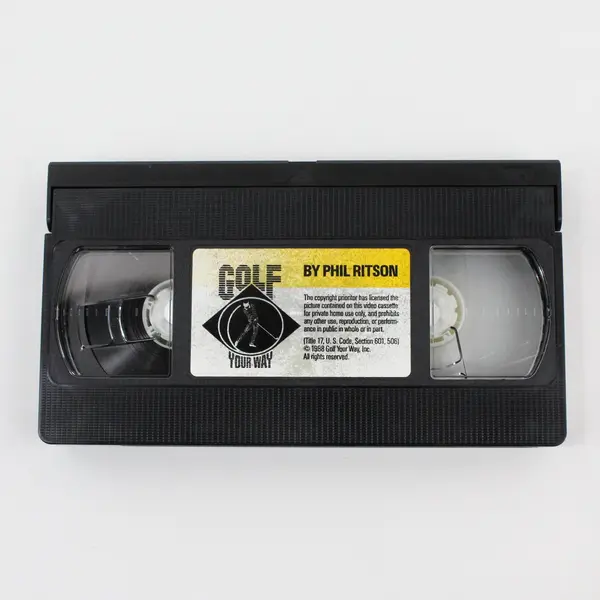 1988 Golf Your Way VHS Tape Phil Ritson Golf Instruction 76 Minutes