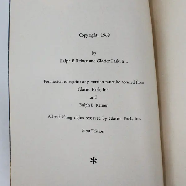 Flowering Beauty of Glacier National Park Wildflowers Book 1969 Ralph Reiner
