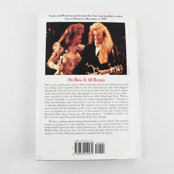 Naomi Judd Love Can Build a Bridge 1993 First Edition Book