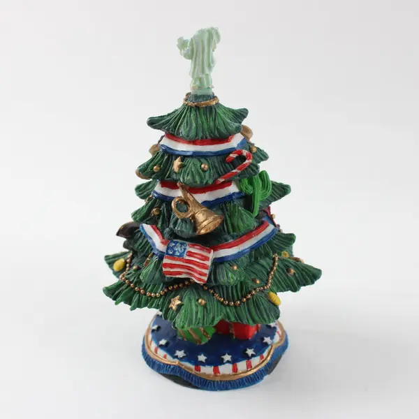 Roman Inc Galleria Lucchese American Christmas Tree Figurine 8"