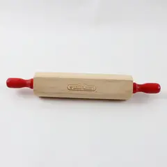Mountain Woods Red Handles Rolling Pin Recipe Card Holder