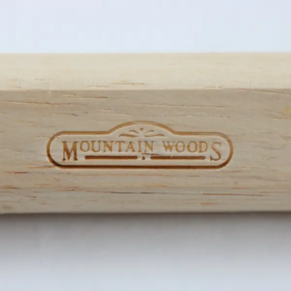 Mountain Woods Red Handles Rolling Pin Recipe Card Holder