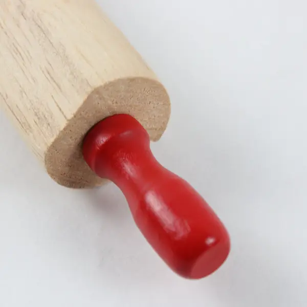 Mountain Woods Red Handles Rolling Pin Recipe Card Holder