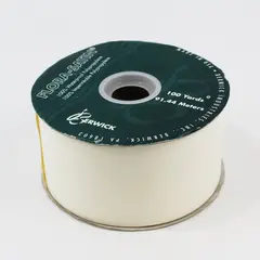 Berwick Offray Flora-Satin FL40A24 Eggshell Waterproof Ribbon 100 Yards 2-3/4"