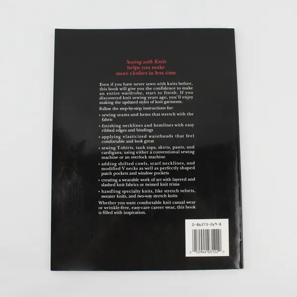Singer Reference Library Sewing with Knits Softcover Book 1992