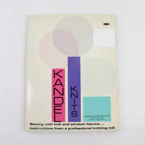 1969 Kandel Knits Sewing with Knit & Stretch Fabrics Gladys Gortner