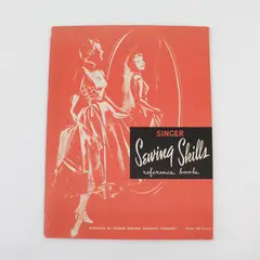 Vintage 1954 Singer Sewing Skills Reference Book NA3430 USA