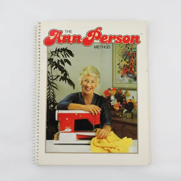 Vintage 1981 The Ann Person Method SC Sewing Book, Spiral Bound 