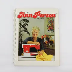 Vintage 1981 The Ann Person Method SC Sewing Book, Spiral Bound 