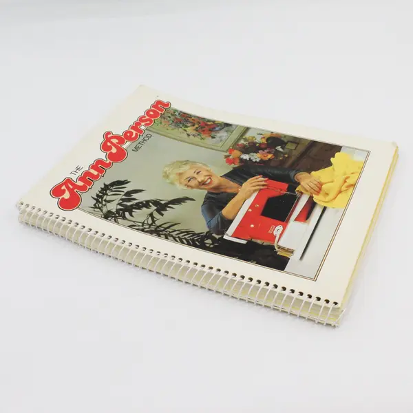 Vintage 1981 The Ann Person Method SC Sewing Book, Spiral Bound 