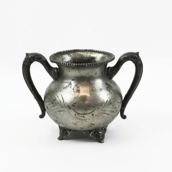 Silverware Co Vintage Quadruple-Plated Silverplate Sugar Bowl/Creamer 702 No Lid