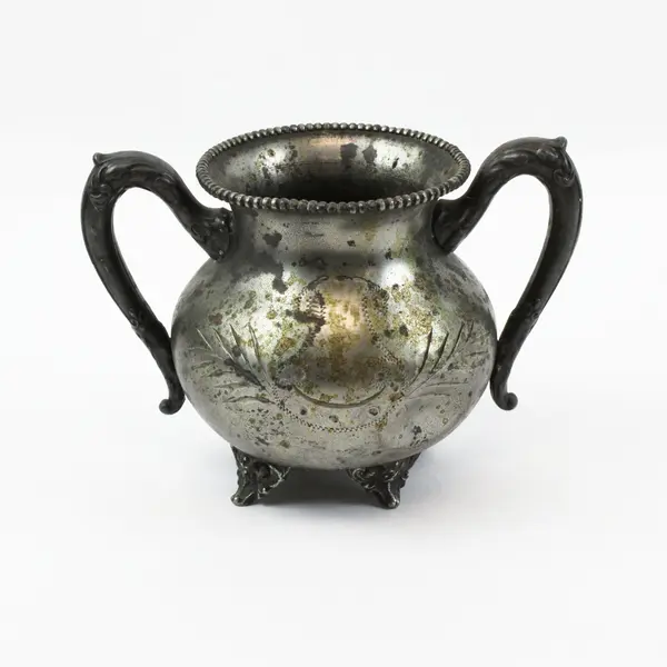 Silverware Co Vintage Quadruple-Plated Silverplate Sugar Bowl/Creamer 702 No Lid