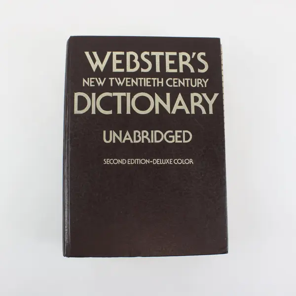 Webster's New Twentieth Century Dictionary Unabridged 2nd Ed Deluxe Color