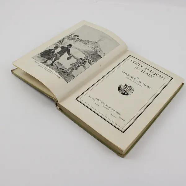 Robin and Jean in Italy Lawrence S. Williams 1934 Hardcover Book