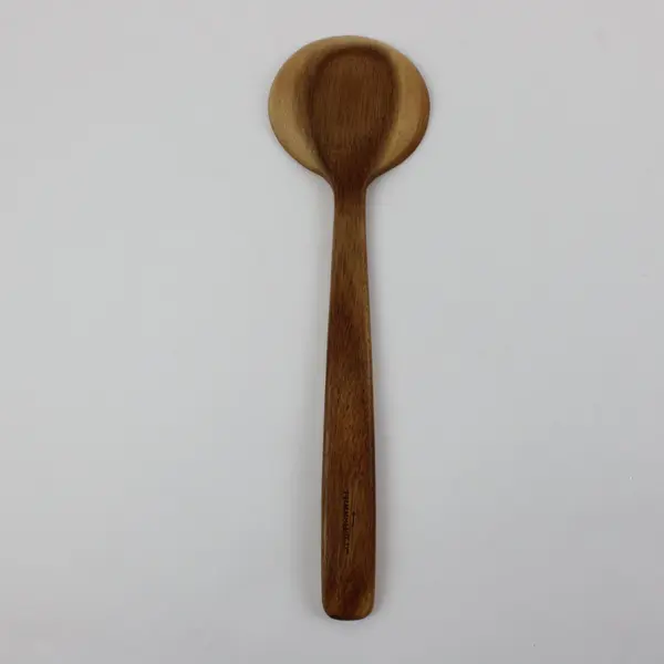 4-Pc Wooden Kitchen Utensil Lot 2 Spoons Serving Fork Nutcracker Mixed Brand
