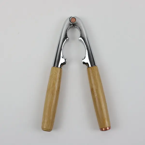 4-Pc Wooden Kitchen Utensil Lot 2 Spoons Serving Fork Nutcracker Mixed Brand