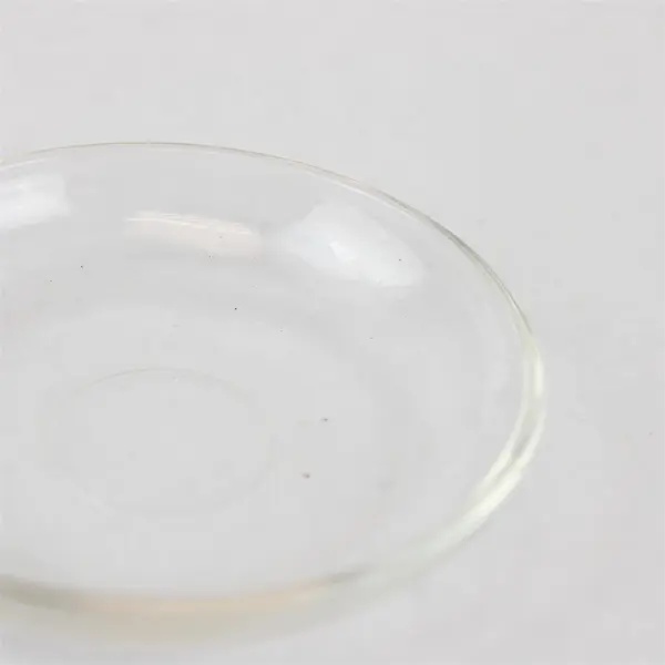 Clear Glass Cup Saucer 3.25in Replacement Dish