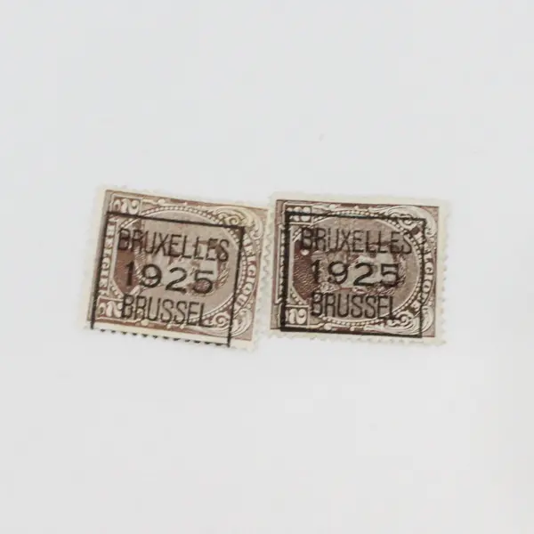 Lot Of 9 Belgium 1920s-1950s King Stamps Used