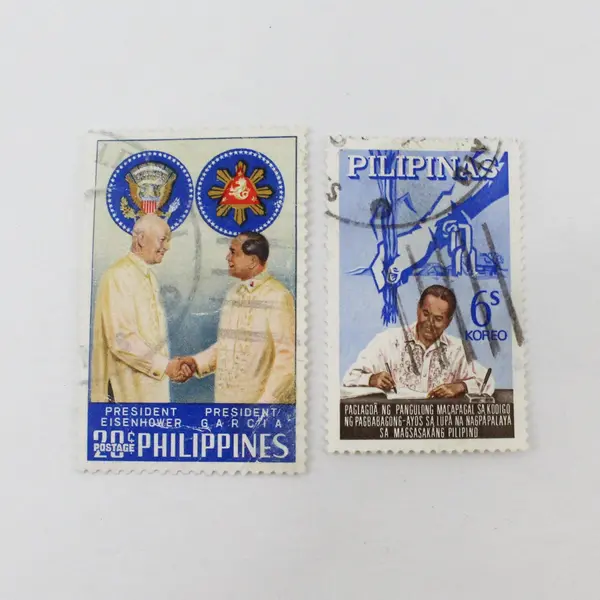 Lot of 10 Philippines Commemorative Stamps Used 1963–1970