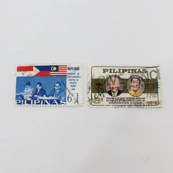Lot of 10 Philippines Commemorative Stamps Used 1963–1970