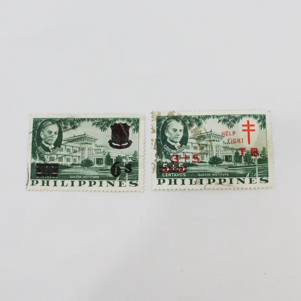 Lot Of 5 Philippines 1960s Anti Tuberculosis Stamps