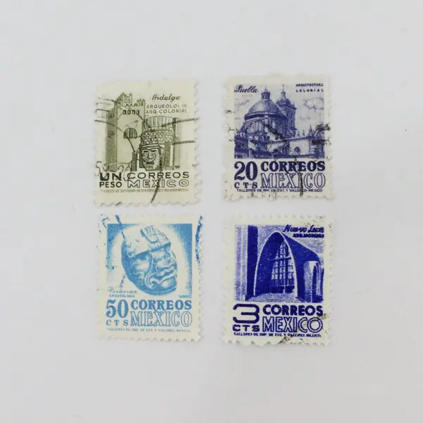 Lot of 10 Selected Used Mexico Stamps 1950-51 Scott #853-865