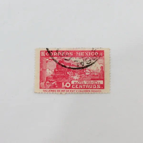 Lot Of 2 Mexico 1940s-1950s Parcel Post Stamps Used