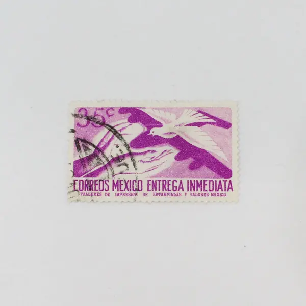 Lot Of 4 Mexico 1930s-1950s Special Delivery Stamps Used