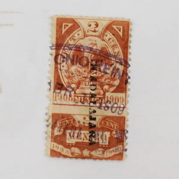 Lot Of 6 Mexico 1900s-1920s Stamps Used