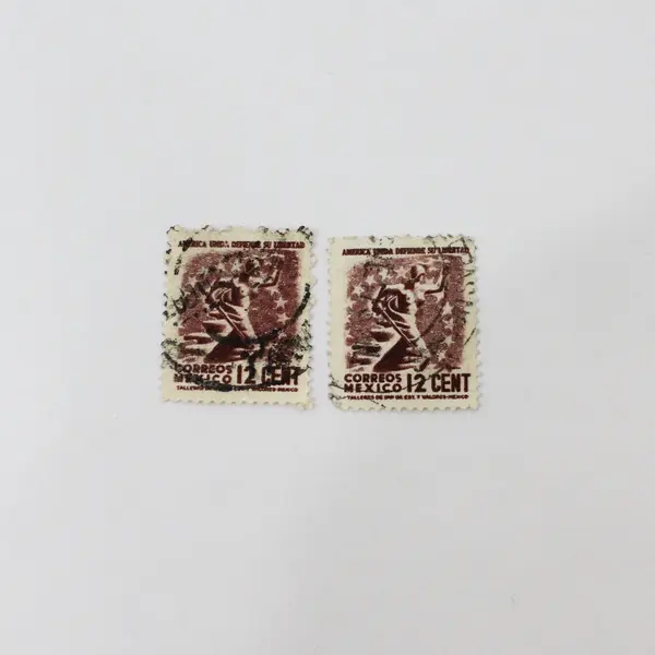 Lot Of 10 Mexico 1930s-1950s Stamps Used