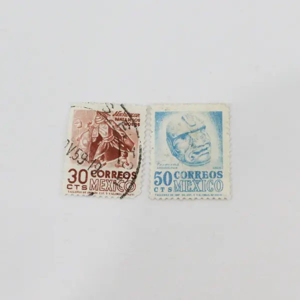 Lot Of 10 Mexico 1930s-1950s Stamps Used