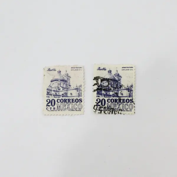 Lot Of 10 Mexico 1920s-1950s Stamps Used