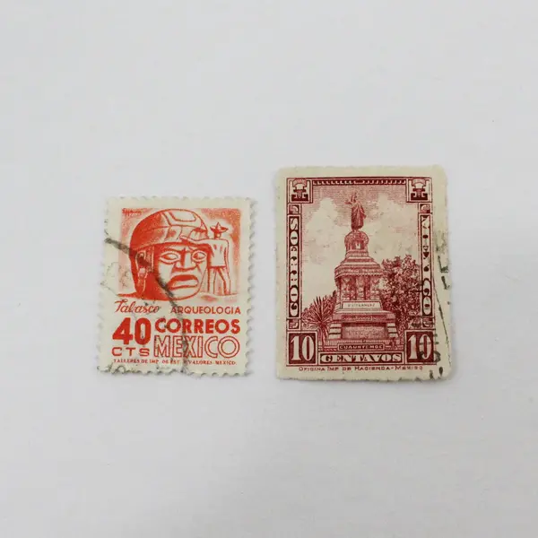 Lot Of 10 Mexico 1920s-1950s Stamps Used