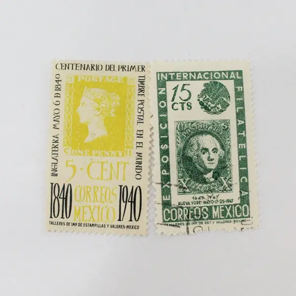 Lot of 11 Mexico Stamps Used 1940s-1950s Canceled