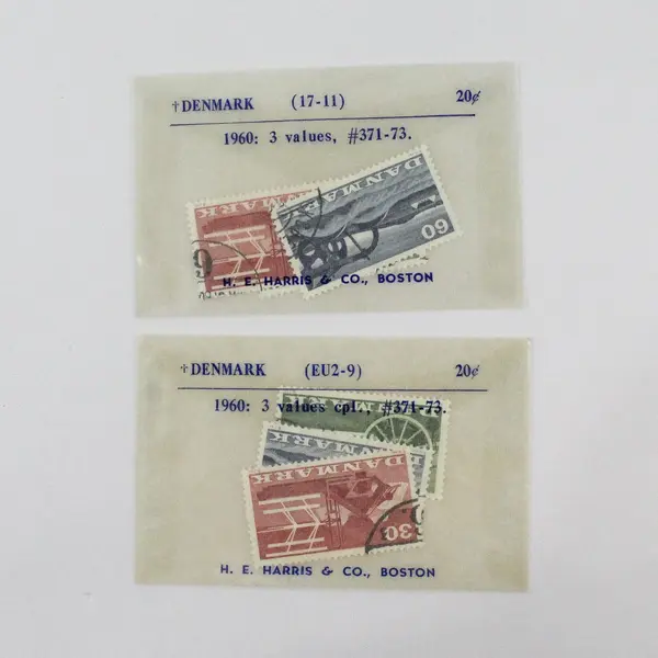 Lot Of 6 Denmark 1960 Agriculture Stamps Used SC #371-73