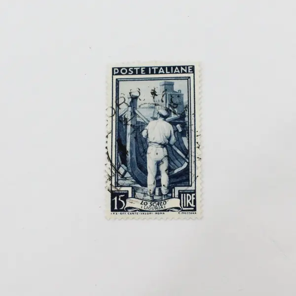 Lot Of 8 Italy 1950s Italy At Work 15/20/25/40/50/65/100L Stamps Used