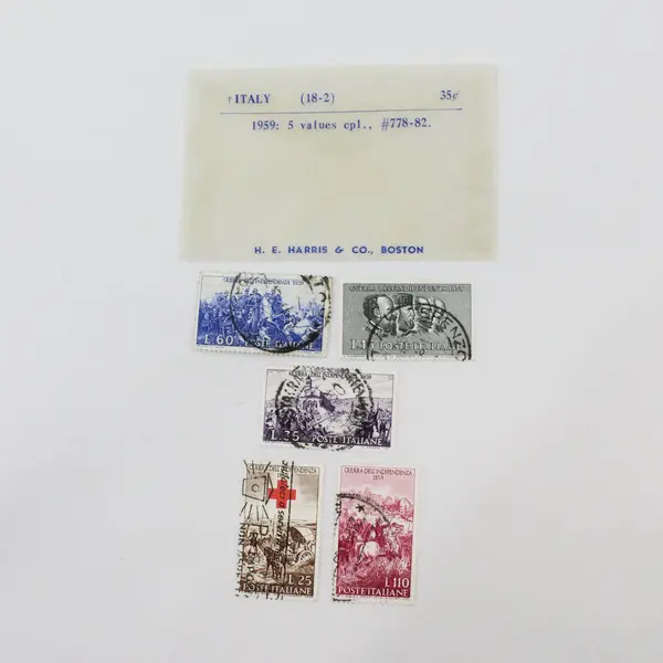 Lot Of 5 Italy 1959 Stamps SC #778-82 Used