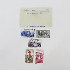Lot Of 5 Italy 1959 Stamps SC #778-82 Used