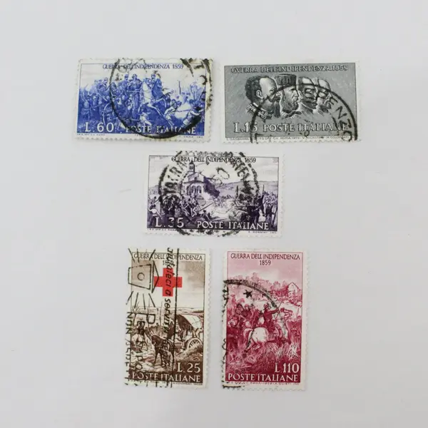Lot Of 5 Italy 1959 Stamps SC #778-82 Used