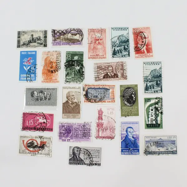 Lot of 22 Italy Used Commemorative Stamps 1950s-1961 Mixed Years