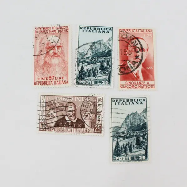 Lot of 22 Italy Used Commemorative Stamps 1950s-1961 Mixed Years