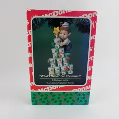 1994 Enesco McDonald's  Christmas Ornament "What's Shakin' For Christmas?"