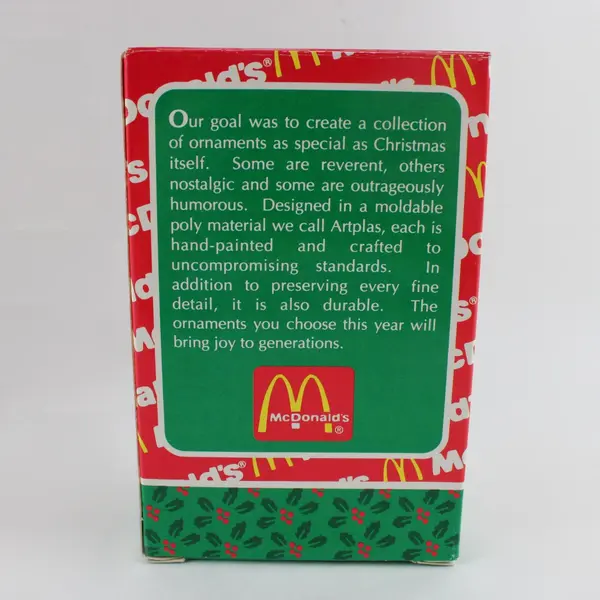 1994 Enesco McDonald's  Christmas Ornament "What's Shakin' For Christmas?"