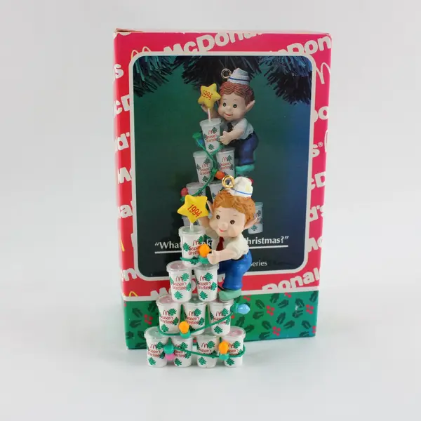 1994 Enesco McDonald's  Christmas Ornament "What's Shakin' For Christmas?"