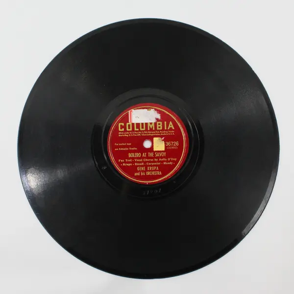 Gene Krupa - Side By Side / Bolero At The Savoy - 10" Shellac Record 
