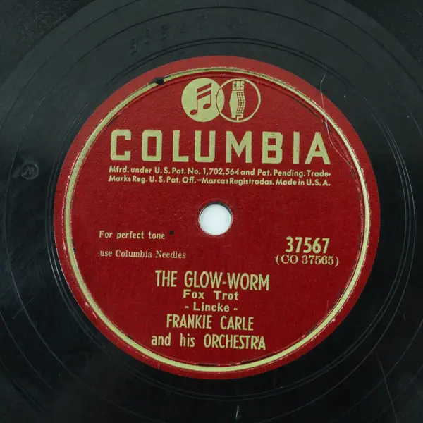 Frankie Carle "Penguin At The Waldorf / The Glow Worm" 10" Shellac Record