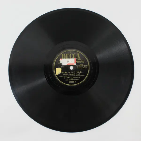 Bing Crosby - Now Is The Hour / Silver Threads Among The Gold - 10" Shellac