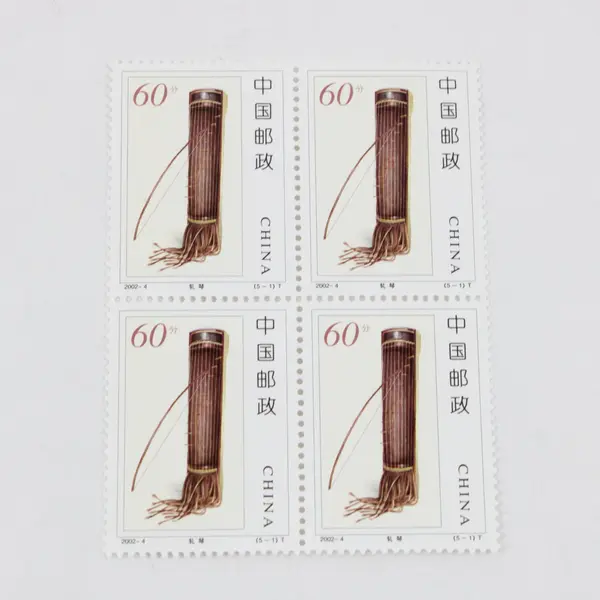 Lot of 5 China 2002 Bowed Instruments Stamp Blocks 20 Stamps SC 3181-85 MNH