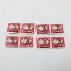 Lot Of 4 South Africa 1945 Victory Stamp Pairs (8 Stamps) Colony Overprints MNH
